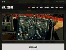 Tablet Screenshot of mrzebre.com